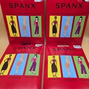 SPANX Footless Bodyshaping Pantyhose by Sara Blakely Nude C Black C Spice C